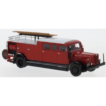 Büssing NAG 500 KS 25, Feuerwehr Löschfahrzeug, rot, Baujahr 1955