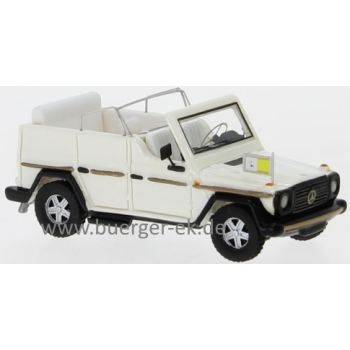 Mercedes-Benz 230G Papamobil, weiß metallic - Papstfahrzeug, Baujahr 1980