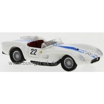 Ferrari 250 TR, No.22, weiß mit blauen Streifen