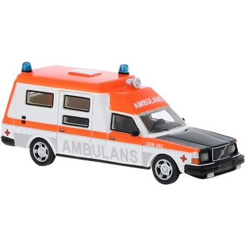Volvo 265 Ambulance Schweden, weiß/orange, Baujahr 1985