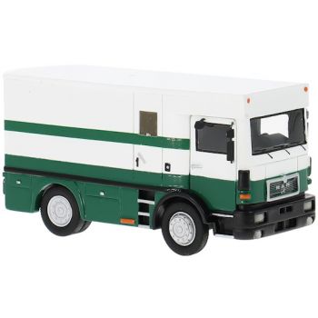 MAN F9, Polizei Berlin - Werttransporter, weiß/grün, Baujahr 1986